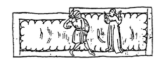 Břitva, 1250, Španělsko, Calila y Dimna, ms. escurialense h iii 9, Keller Kinkade: "Iconography in Medieval Spanish Literature", s.46